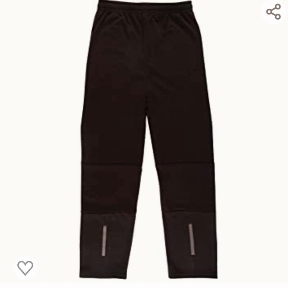 New Balance 👦 Boys' Fleece Pants, ⚫ Black, Size L 14-16